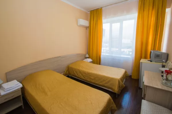 Стандарт двухместный однокомнатный 1 категории в санатории Тельмана в городе Железноводске - фотография