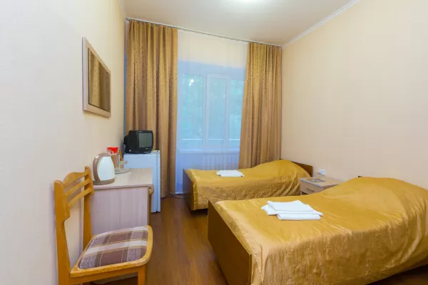 Стандарт двухместный однокомнатный 1 категории в санатории Тельмана в городе Железноводске - фотография