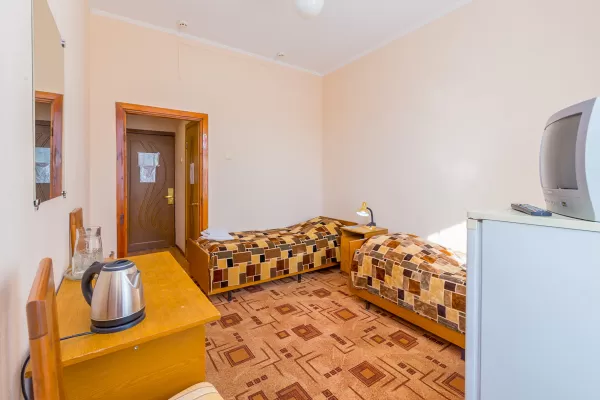 Стандарт двухместный однокомнатный 3 категории в санатории Тельмана в городе Железноводске - фотография