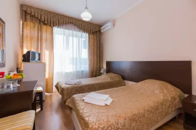 Стандарт двухместный однокомнатный 1 категории в санатории Тельмана в городе Железноводске - фотография